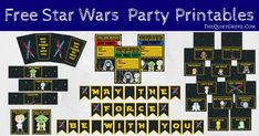 free star wars party printables