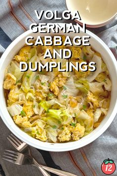 Volga German Cabbage and Dumplings | 12 Tomatoes German Cabbage Rolls Recipe, German Cabbage Recipes, German Vegetarian Recipes, German Tomato Soup, German Vegetables, German Cabbage Rolls Bread, Cabbage And Dumplings, German Cabbage Soup Recipe, Quick Entrees