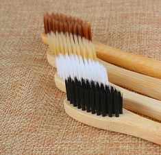 Wooden Toothbrush, Charcoal Toothbrush, Bamboo Care, Sikat Gigi, Bamboo Toothbrush, Oral Health Care, Bamboo Charcoal, Bamboo Handles, Personal Health