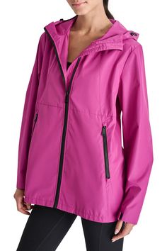 Lightweight windbreaker jacket with DKNY logo detailing
Zip-through neckline for adjustable coverage
Functional side pockets with contrasting zips
Adjustable hood for weather protection
Regular fit design for comfortable wear
Embrace active living with this versatile DKNY windbreaker. Perfect for your fitness pursuits or casual outings, this jacket combines style and functionality. The lightweight fabric allows for easy movement, while the adjustable hood offers protection from the elements. Pair it with sleek leggings and trainers for a gym-ready look, or throw it over a casual dress and white trainers for a sporty-chic ensemble. The zip-through design allows for quick temperature regulation during your workout or while running errands. Whether you're heading to a yoga class or meeting Dkny Logo, Petite Jumpsuit, Petite Coat, Active Living, Tall Clothing, Cold Weather Outfits, Puff Sleeve Dresses, Petite Tops, Sporty Chic