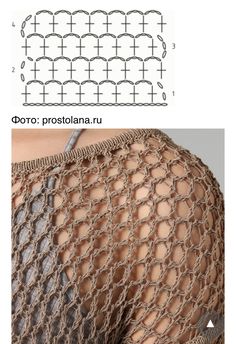 the back of a woman's body with netted fabric on it and an image of