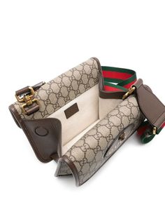 Gucci Small Neo Vintage Messenger Bag - Farfetch Gucci Messenger Bags, Vintage Messenger Bag, Small Messenger Bag, Gucci Leather, Brown Bags, Small Crossbody Bag, Small Crossbody, Black Cross Body Bag, Beige Brown