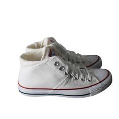 Converse Chuck Taylor All Star Madison Mid 'White' 563511f Usw7 Usm5 So Easy To Put On, Too Comfortable To Take Offthat's The Shoreline Slip. A Stretchy Collar Brings An Effortless Edge, While Unmistakable Chuck Taylor Design Elements Keep Your Style Totally Timeless. Where To Next? Why You Should Be Down Durable Canvas Upper For That Classic Chucks Look And Feel Ortholite Cushioning Helps To Provide Optimal Comfort Fixed Laces, A Stretchy Collar, And Heel Loops For Easy On And Off Ultra-Low Pro Converse White, Womens Converse, Converse Chuck Taylor All Star, Chuck Taylor All Star, Converse Shoes, Chuck Taylors, All Star, Athletic Shoes, Converse