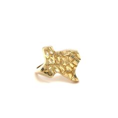 10k Gold Texas Simulated Nugget Ring Texas Gold, Gold Nugget Ring, Dream Rings, Earrings Ideas, Gold Nugget, Diamond Carat, Surprise Gift, Dream Ring, Yellow Diamond