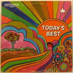 the cover art for today's best album, featuring an image of trees and flowers