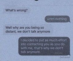 two texts are shown with one being wrong and the other saying what's wrong?