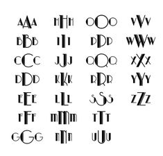 some type of alphabets with different letters and numbers on them, all in black