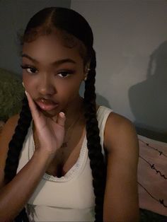 pretty black girls, black girl hairstyles, hair inspo Quick Easy Black Girls Hairstyles, Black Girls Hairstyles With Weave, Hair Styles For Long Hair Black Women, Clean Girl Hairstyles Black Women, Pretty Black Girls With Curly Hair 14-16, Black Girls Hairstyles Quick, Hairstyles For Black Teenage Girls Style, Natural Hair Styles Black Girls Ideas, Black Pretty Teenage Girl