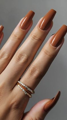 Fall in Love with These 15 Nail Colors for 2024! 42 Pumpkin Color Nails, Fall Nails Dark Skin, Opi Neutral, Colors For 2024, Dark Nail Polish, Nude Polish, Nail Color Ideas, Neutral Shades, Pumpkin Colors