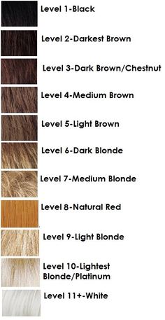 Hair Levels Chart Hair Level Chart, Hair Color Wheel, Hair Chart, Redken Color, Hair School