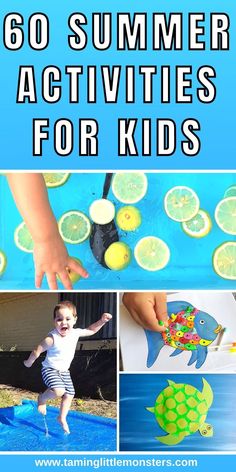 summer activities for kids that are fun and easy to do