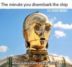 an image of a robot with the caption saying what a desolate place this is