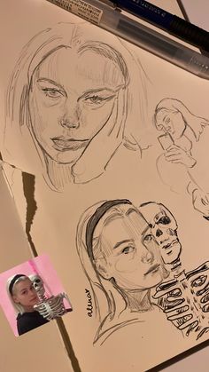 phoebe bridgers sketch art taylor swift aesthetic Phoebe Bridgers Fanart, Phoebe Bridgers Drawing, Drawing Cartoon Faces, Emoji Art, Phoebe Bridgers, Art Hobbies, Kpop Drawings, Cute Doodle Art