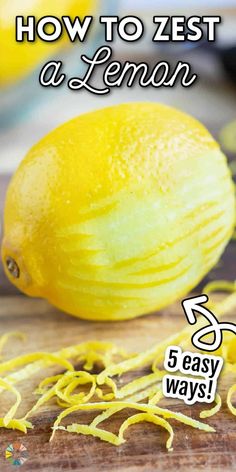 how to zest a lemon 5 easy ways