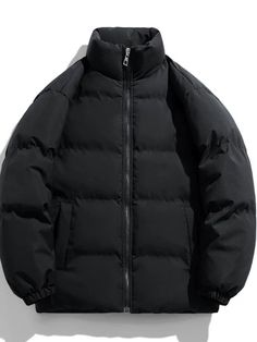 Puffy Jacket Men, Puffer Jackets Men, Stuff For Men, Winter Jackets For Men, Oversized Puffer Coat, Quilted Jacket Men, Men Outerwear, Puffer Jacket Men, Oversized Puffer