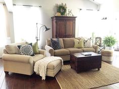 the living room is clean and ready for us to use in its new owner's home