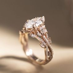 Unique Engagement Rings Nontraditional Wedding Rings, Fairytale Ring, Non Traditional Wedding Ring, Nontraditional Engagement Rings, Vintage Inspired Engagement Rings, Big Jewelry, Bespoke Rings