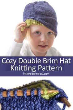 Unique Knitting Patterns, Double Knitting Patterns, Window Crafts, Kids Knitting Patterns, Baby Hat Knitting Pattern, Hat Knitting Pattern, Sweater Patterns