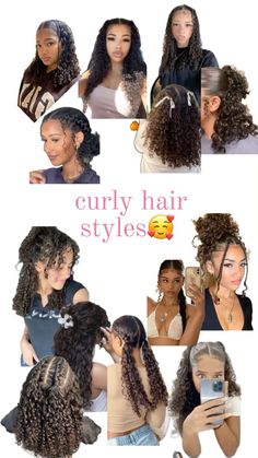 #curlyhaircare #curlyhairideas #curlyhairstyle Hair Styles For Black Women, Styles For Black Women, Highlights Curly Hair