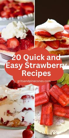 20 quick and easy strawberry recipes