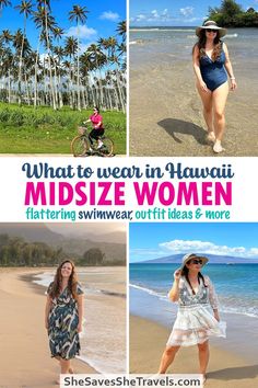 what to wear in hawaii midsize women flattering swimwear outfit ideas & more