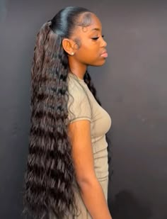 Cute Ponytail Styles, Competition Hair, Weave Ponytail Hairstyles, Braided Hairstyles For Black Women Cornrows, Sleek Ponytail Hairstyles, Quick Natural Hair Styles, Faux Locs Hairstyles, Quick Weave Hairstyles, Braided Cornrow Hairstyles