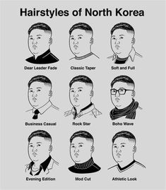 North Korea Hairstyle Chart. There are any references about North Korea Hairstyle Chart in here. you can look below. I hope this article about North Korea Hairstyle Chart can be useful for you. Please remember that this article is for reference purposes only. #north #korea #hairstyle #chart Hairstyle Chart, Korea Hairstyle, Korean Hairstyles, Korean Men Hairstyle, Hairstyles List, Classic Taper, Boho Waves, Korean Haircut, Taper Fade