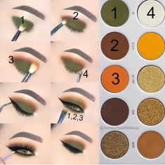 Make Up Diy, Make Up Designs, Makeup Tutorial Eyeshadow, Hooded Eye Makeup, Morphe Brushes