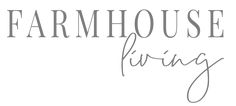 the words farmhouse house living are written in black and white ink on a white background