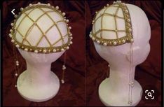 Borgia Family, Ballet Headpieces, Lucrezia Borgia, Beaded Headpiece, Medieval Garb, Peinados Recogidos, History Fashion, Medieval Costume