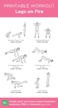 the printable workout guide for women