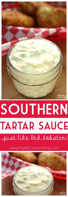 southern tartar sauce in a glass jar