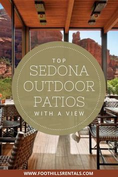 top sedona outdoor patios with a view Arizona Honeymoon, Sedona Restaurants, Sedona Travel, Sedona Vacation