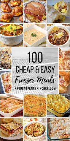 the top 10 cheap and easy freeze meals