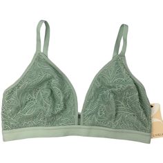 Reposhing This Item I Purchased From @Loveitagainjen. Loved It, But Just Doesn’t Fit. Still Brand New With Tags. Questions? Leave A Comment Below! Lace Bustier, Seafoam Green, The Palm, Women's Intimates, Bralette, Size 2, Brand New, Bra, Tags