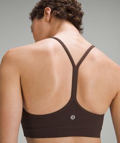 What bra We designed our classic racerback so you won't feel anything but your practice. Designed for Yoga. Intended for low-impact activities. Pockets for optional, removable cups. Lulu Lemon Sports Bras, Lululemon Wishlist, Lulu Sports Bra, Work Yoga, Tennis Shop, Xmas List, Dress Bra, Racerback Bra, Running Workout