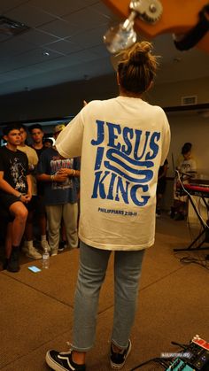 Jesus King, Christian Clothing Brand, Jesus Clothes, Christian Shirts Designs, Church Shirt, Shirt Design Inspiration, Jesus Is, Christian Clothing