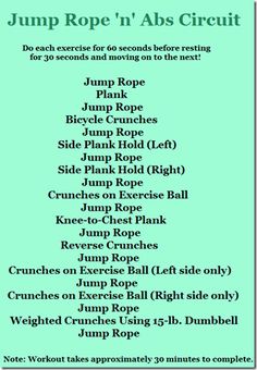 the jump rope'n'abs circuit