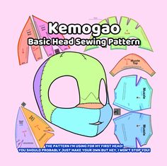 a paper doll with the words kemoo on it and instructions to make it