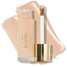 PRICES MAY VARY. DOUBLE TAKE LIQUID FOUNDATION: Our versatile matte liquid foundation is the perfect new addition to your complexion routine! This buildable medium to full coverage foundation formula blends like a dream to cover and blur imperfections without settling into fine lines and wrinkles. FAIR: Get this natural matte finish in the perfect shade for fair skin with neutral undertones. PROTECTS AGAINST BLUE LIGHT: Enriched with a special cell oxygen booster that helps protect your skin aga Full Coverage Powder Foundation, Medium Coverage Foundation, Laura Geller Makeup, Natural Foundation, Makeup Brush Kit, Full Coverage Foundation, Too Faced Foundation, Matte Foundation, Laura Geller