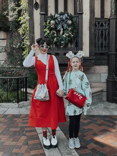 Mommy and me Disney Style Mommy And Me Disney, Disney Couples, Holiday Outfit, Disney Style