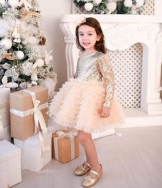 #kidsfashion #childrensfashion #kidsclothing #fashionforkids #kidstyle #trendykids #kidswear #fashionablekids #kidsclothes #kidsclothingstyle #kidsclothingtrends #kidsclothinginspo #kidsclothingideas #kidsclothingbrand #kidsclothinghaul Sequin Gold Dress, Christmas Shooting, Babies Christmas, Christmas Tutu Dress, Gold Sequin Fabric, Body Blouse, Sequined Fabric, Christmas Tutu, Christmas Shoot