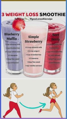 the benefits of blueberry smoothie and strawberry smoothie are shown in this poster