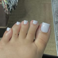 Milky Nails, Pretty Toe Nails, Short Square Acrylic Nails, Long Square Acrylic Nails