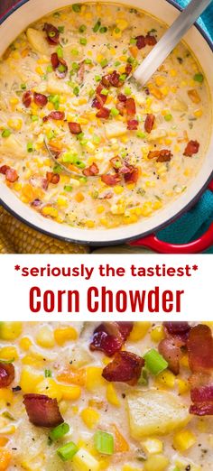 corn chowder is an easy and delicious side dish