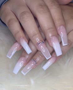 Ombre Acrylic Nails, Acrylic Nails Coffin Short, Summer Acrylic Nails