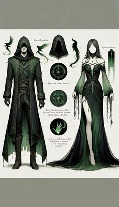 an image of a costume design for a character from the movie maleficents