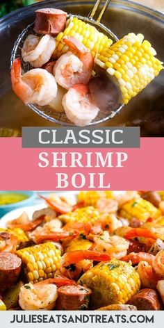 shrimp boil with corn on the cob