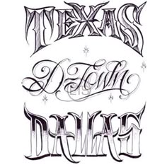 Dallas Cowboys Tattoo Design, Dallas Inspired Tattoos, Dallas Graffiti, Dallas Tattoo Ideas, Dallas Drawing, Texas Tattoo For Men, Dallas Texas Tattoo, Texas Lettering, Trible Tattoos