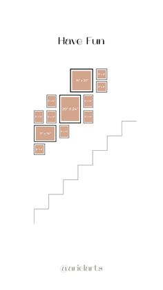 an image of a staircase with squares on it